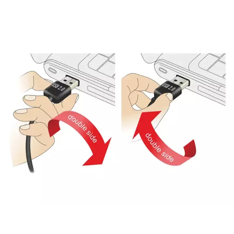 USB 2.0 A lyties keitiklis DeLOCK 65520