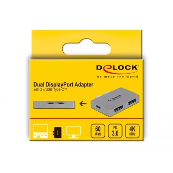 Dvigubas DisplayPort adapteris DeLOCK 64001, skirtas MacBook