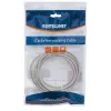 Intellinet tinklo jungiamasis laidas, Cat6, 15 m, pilka, CCA, U/UTP, PVC, RJ45, auksuoti kontaktai, su apsauga nuo užkliuvimo, su gaubtu, viso gyvenimo garantija