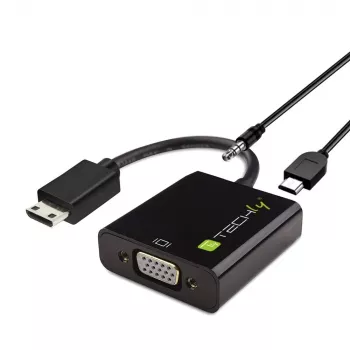 Techly HDMI-VGA4 keitiklis iš HDMI Mini C į VGA