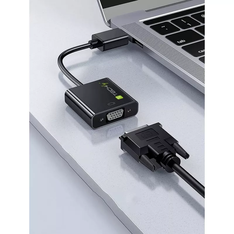 Techly HDMI-VGA4 keitiklis iš HDMI Mini C į VGA