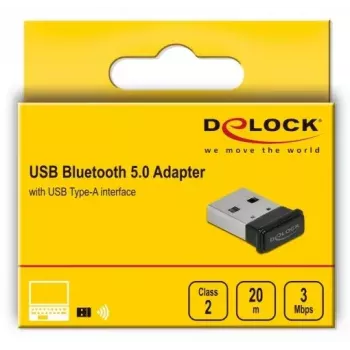 USB Bluetooth adapteris DeLOCK 61014, Bluetooth 5.0, 3 Mbit/s, 200 m