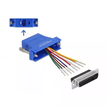 Montažinis rinkinys D-Sub 25 kištukinis į RJ45 lizdą DeLOCK 66648