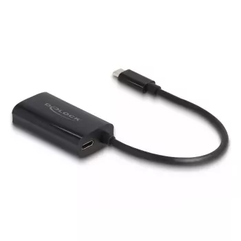 DeLOCK 61026 lyties keitiklis USB-C į RJ45, 0,17 m, juodas