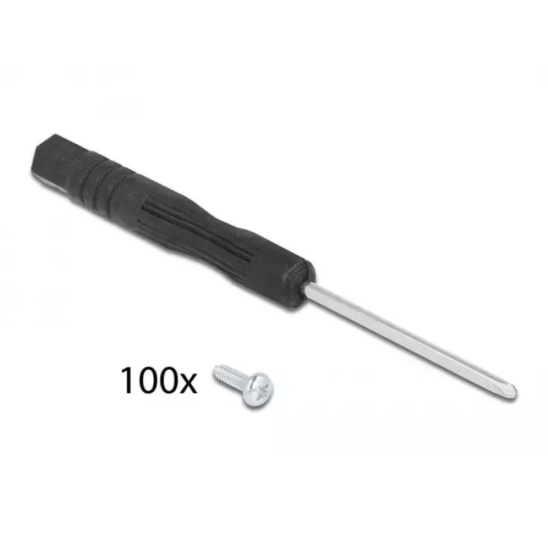 Delock 66816 tvirtinimo rinkinys šviesolaidinėms jungtims (SC, LC, ST), 100 vnt.