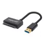 Manhattan USB-A į SATA 2.5 colio adapterio laidas, 42 cm, vyriškas į vyrišką, 5 Gbps (USB 3.2 Gen1 / USB 3.0), palaiko 48 bitų LBA, SuperSpeed USB, trejų metų garantija