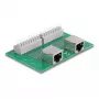 Gnybtų blokas DELOCK 66994 — 60×91×18 mm, žalia/pilka