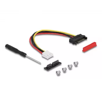 DeLOCK M.2 Key A+E į PCIe x1 NVMe adapteris su kampuotu 20 cm laidu