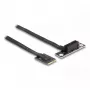 DeLOCK M.2 Key A+E į PCIe x1 NVMe adapteris su kampuotu 20 cm laidu