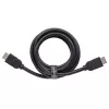 Manhattan HDMI 8K@60Hz laidas su Ethernet, 2m, sertifikuotas, tinka visiems 8K, 4K ir 1080p/HD naudojimui – atnaujinkite dabar arba turėkite paruoštą, kai prireiks, Kištukinis-Kištukinis, Juodas, 4K@120Hz, Viso gyvenimo garantija, Ultra High Speed