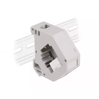 Keystone modulis DELOCK 87163 — USB A → USB A, pilkai baltas, 60,1×59,4×21,6 mm