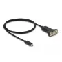DeLOCK adapteris USB Type-C į RS-232 D-Sub 9 pin kištukas 1 m