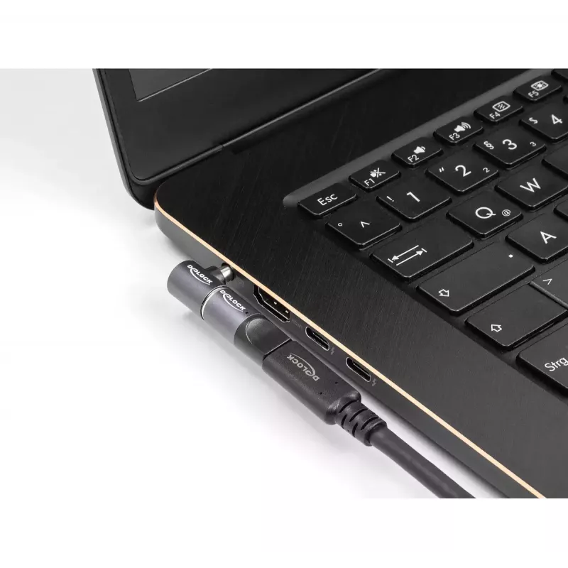 Adapteris maitinimo jungties keitimui DeLOCK 80783 Lenovo 11,0 x 4,5 mm 8 kontaktų antracitinis