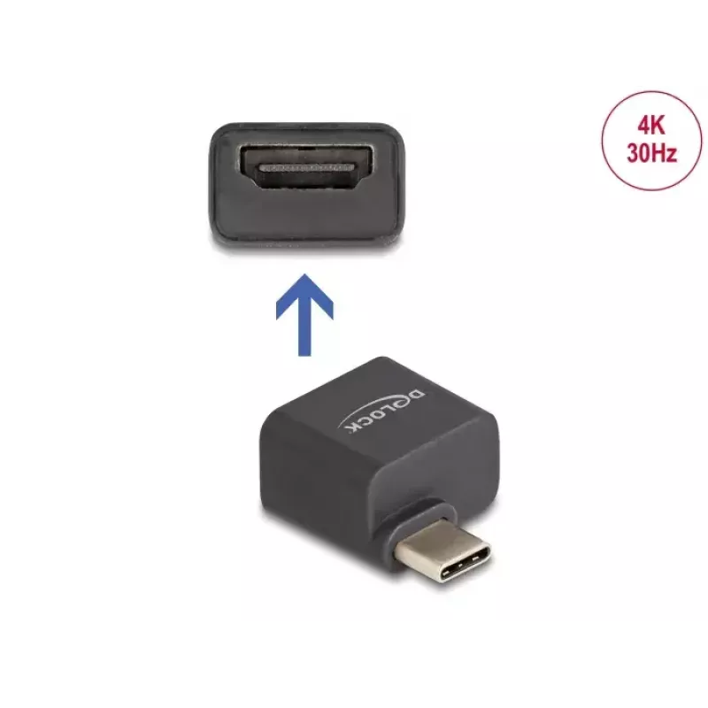 DeLOCK Mini adapteris USB Type-C vyriškas į HDMI moterišką DP Alt režimas 4K