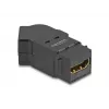 DeLOCK HDMI skydelio lizdas motina – motina 45° kampu 8K 60 Hz juoda