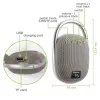 Techly ICASBL321GR Nešiojamas vieno kanalo garsiakalbis Pilka 5 W