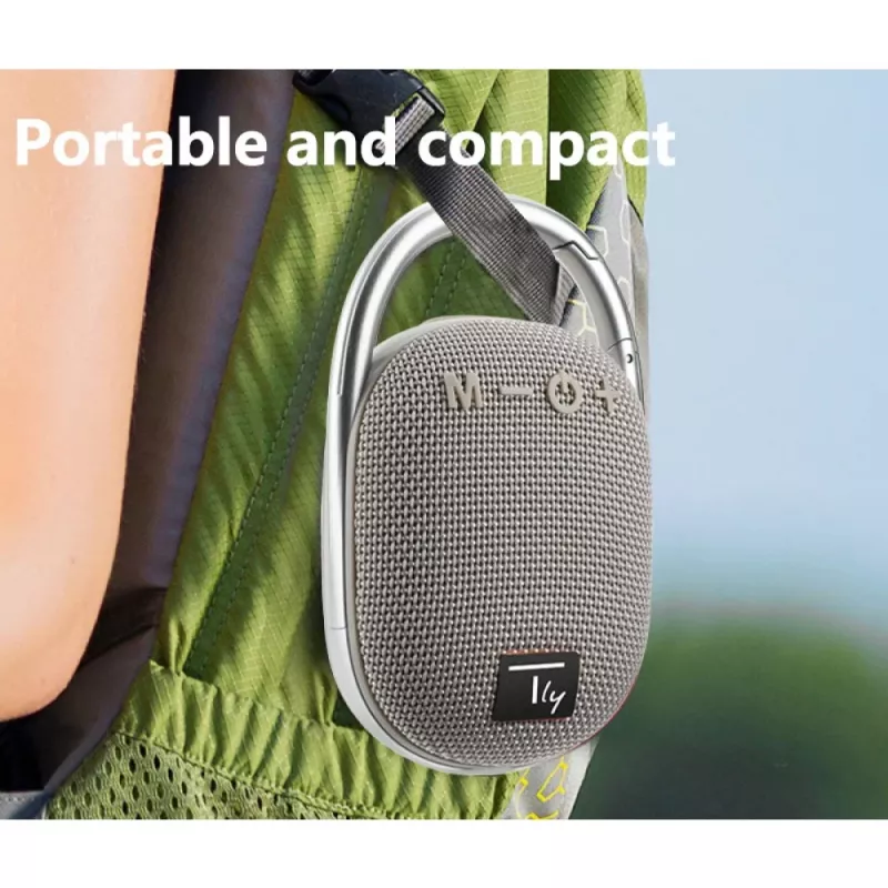 Techly ICASBL321GR Nešiojamas vieno kanalo garsiakalbis Pilka 5 W