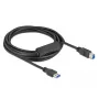 USB kabelis DeLOCK 85379 USB 3.2 Gen 1 5 m USB A USB B juodas
