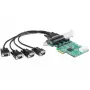 Vidinė RS-232 sąsajos plokštė DeLOCK 89335, 4 prievadai, PCI Express