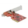 PCI Express x4 kortelė DeLOCK 89035 USB 3.2 Gen 2x2 Type-C 20 Gbps