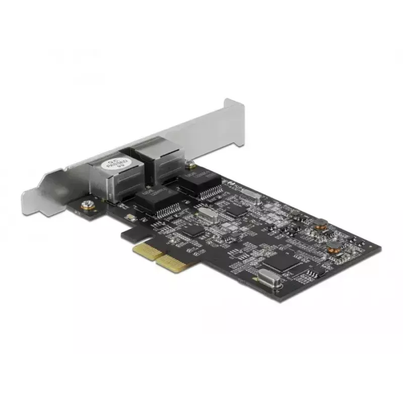 DeLOCK PCI Express x2 kortelė 2 x RJ45 2.5 Gigabit LAN RTL8125
