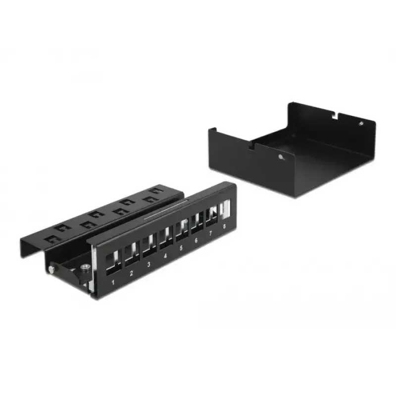 Keystone Patch Panel DeLOCK 43413 8 prievadų juodas