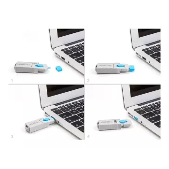 USB prievadų blokavimo rinkinys DeLOCK 20923 USB Type-A 5 vnt. + atrakinimo įrankis