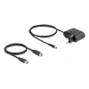 DeLOCK 64332 Docking stotelė USB 3.2 Gen 1 HDD SSD 2.5 3.5 Juoda