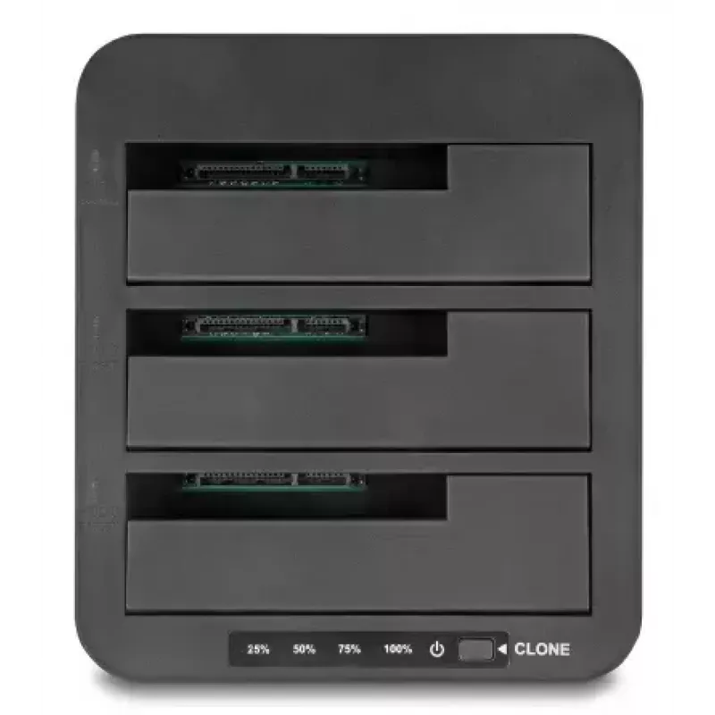 DeLOCK 64332 Docking stotelė USB 3.2 Gen 1 HDD SSD 2.5 3.5 Juoda