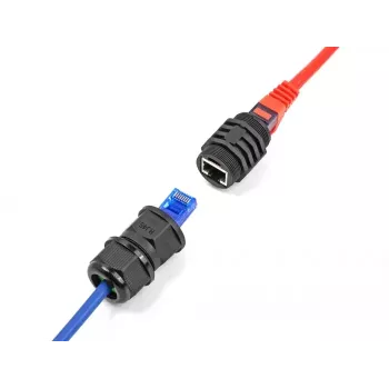DeLOCK RJ45 Cat.6A įmontuojamas modulis IP67 dulkėms ir vandeniui atsparus