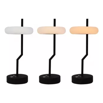 Techly I-LAMP-TABLE2 stalinė lempa su reguliuojamu apšvietimu, 2 W, LED, juoda / balta