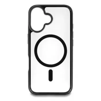 Mobiliojo telefono dėklas DELOCK 81266, skirtas Apple iPhone 16, 15,5 cm (6,1 inch) ekranui, juodas ir permatomas