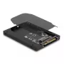 DeLOCK 2,5" konverteris U.2 SFF-8639 – M.2 NVMe Key M, 7 mm (63379)