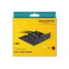 Priekinis skydelis 3,5 inch lizdui DeLOCK 63994 Juoda