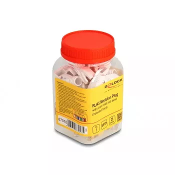 DeLOCK RJ45 modulinis kištukas 25 vnt. rinkinys Cat.7 Auksas Baltas