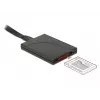 Kortelių skaitytuvas DeLOCK 91749 USB 3.1 Gen 2 Type C juodas