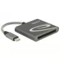Card Reader DeLOCK 91745 USB 3.2 Gen 1 Type-C juodas sidabrinis