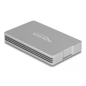 SSD korpusas DeLOCK 42018 sidabrinis M.2 40 Gbit/s USB Type-C