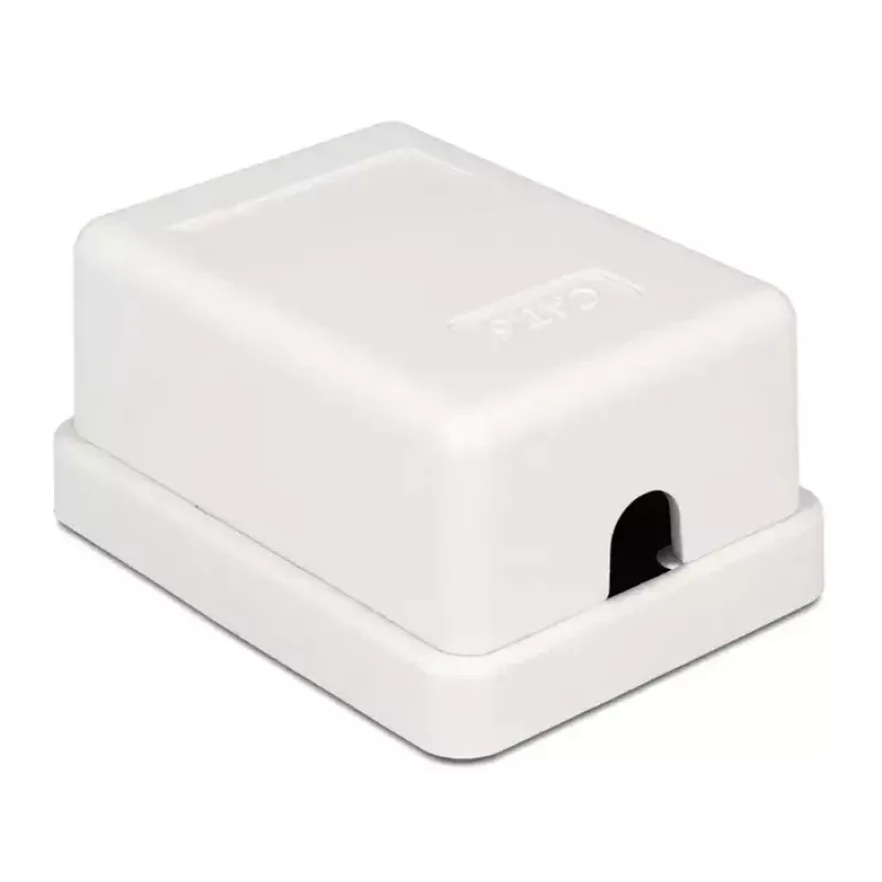 Paviršinė montažinė dėžutė DeLOCK 86248 balta 52mm x 25.5mm x 39mm