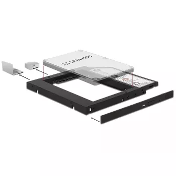Bezel panel DeLOCK 62669 13,3 cm (5,25 colio)