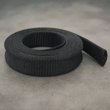 Pintas kabelių movimas DeLOCK 18904 10 m x 25 mm juodas
