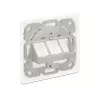 Lizdas RJ-45 DeLOCK 86194 sidabrinis baltas