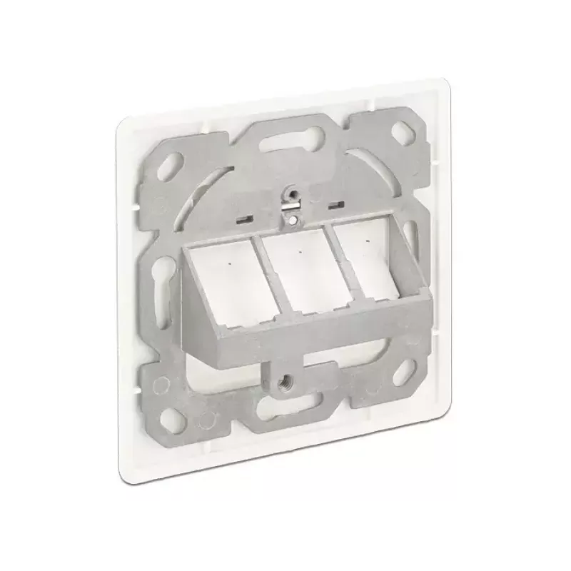 Lizdas RJ-45 DeLOCK 86194 sidabrinis baltas