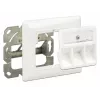 Lizdas RJ-45 DeLOCK 86194 sidabrinis baltas