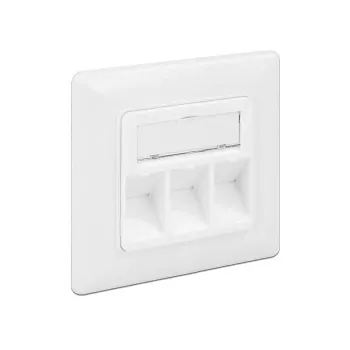 Lizdas RJ-45 DeLOCK 86194 sidabrinis baltas