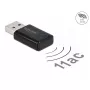 Tinklo kortelė DeLOCK 12550 WLAN USB dviejų dažnių Wi-Fi 5