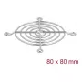 Ventiliatoriaus grotelės DELOCK 67306 – metalinės 75,5 × 75,5 mm kompiuterio aušinimo ventiliatoriams