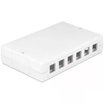 Elektros jungiamoji dėžė DeLOCK 86172 Nerūdijantis plienas Balta 111,6x171x38 mm