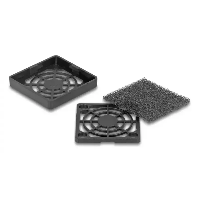 Ventiliatoriaus grotelės DeLOCK 67309 ABS Juoda 43,5mm 32x32mm