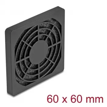 Grotelės ventiliatoriui DeLOCK 67310 ABS Juoda 64mm 50x50mm